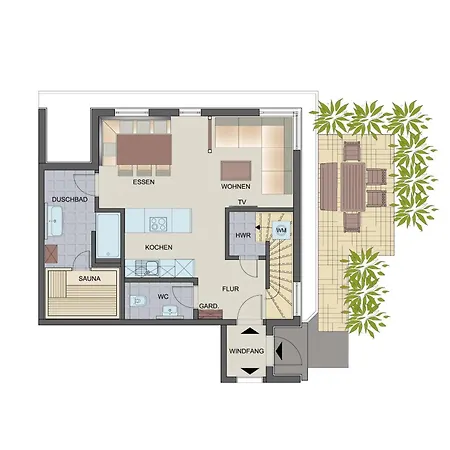 Apartment Typ C2 - Makena *